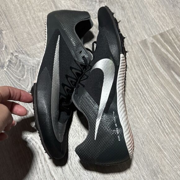 Nike Rival Sprint Track Spikes Black Silver FZ9663-001 Men’s Size 10.5 - Picture 4 of 6